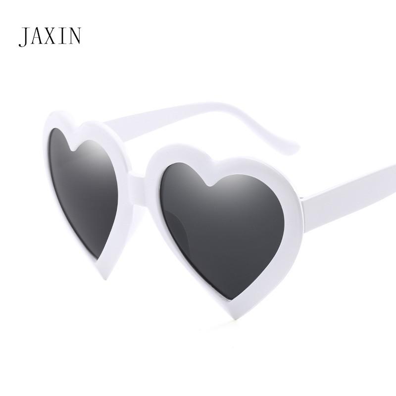 

JAXIN Fashion heart-shaped Sunglasses Women personality gorgeous lady sunglasses brand design trend wild UV400gafas de sol mujer