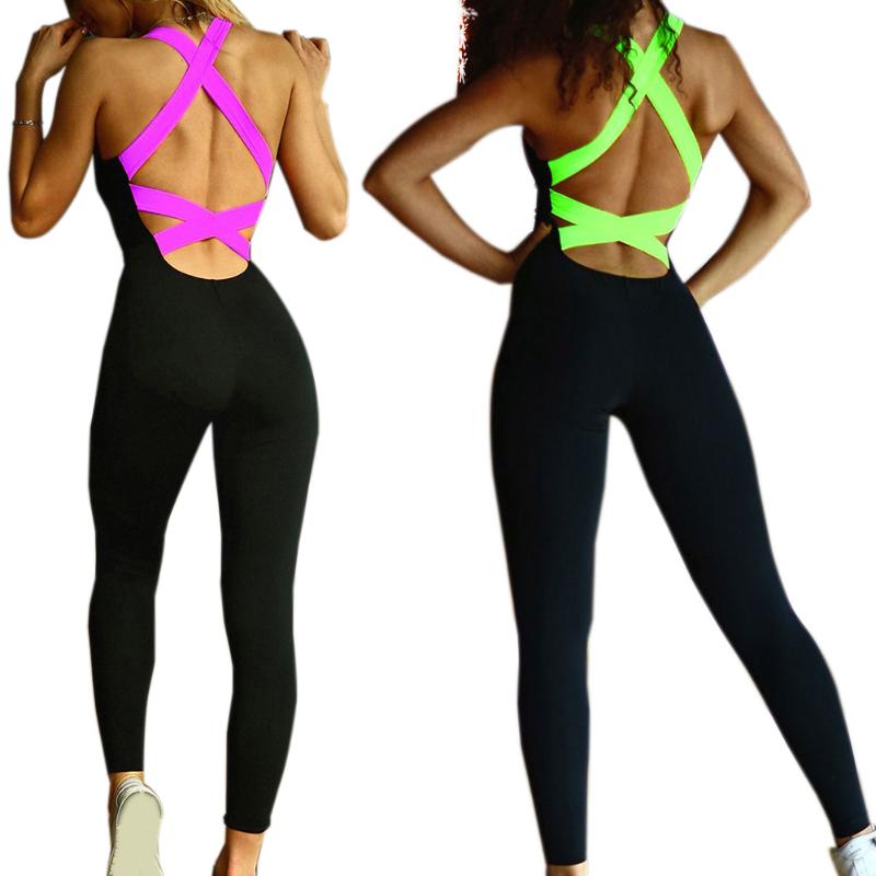 

New Elastic Women' Fitness Yoga Set Sport Yoga Jumpsuits Pants Fitness Campaign Leggings Green/Red Rose