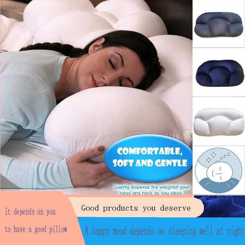 

New 3D cloud pillow with pillowcase 3D neck pillow creative deep sleep neck decompression air egg1