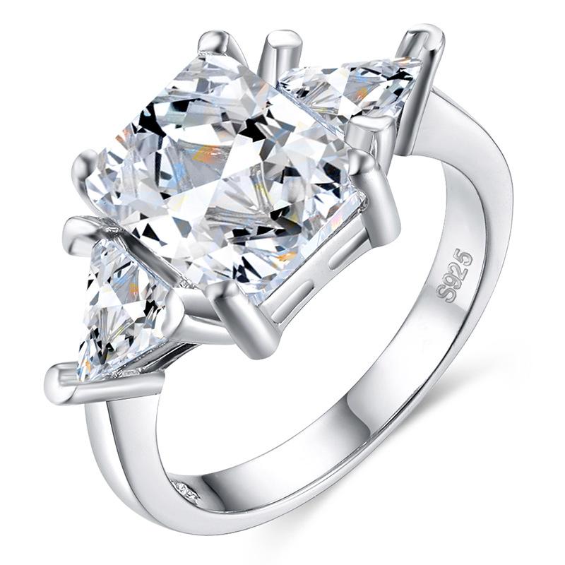 

Irregular Gem Square Drill Twist Arm Ring Micro-inlaid Zircon Ring Wedding Rings for Women Fashion Gift Jewelry