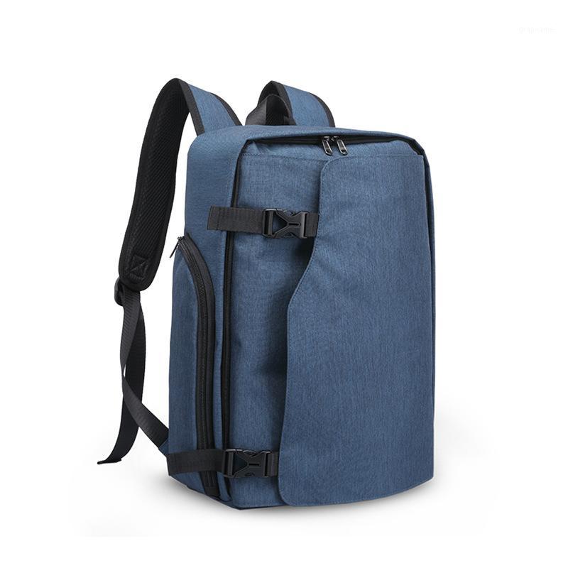 

Women's Backpack Fashion Multi-functional sports fitness shoulder bag Men Large Laptop Backpack Yoga pad bag for Women1, Black