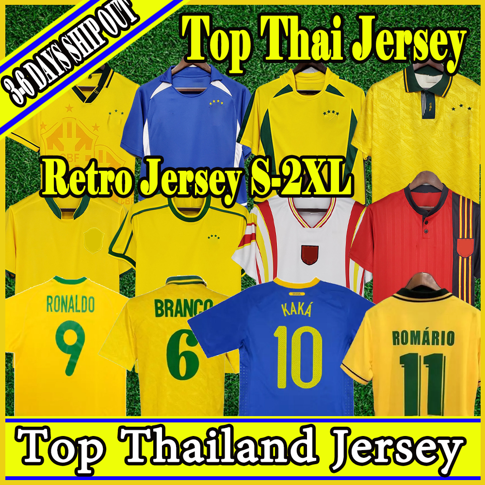 

Brasil retro soccer jerseys Ronaldo 1957 85 88 91 93 94 98 00 02 04 0612 Ronaldinho KAKA R. CARLOS camisa de futebol BraziLS football shirt RIVALDO classic vintage Jersey, 2006 home