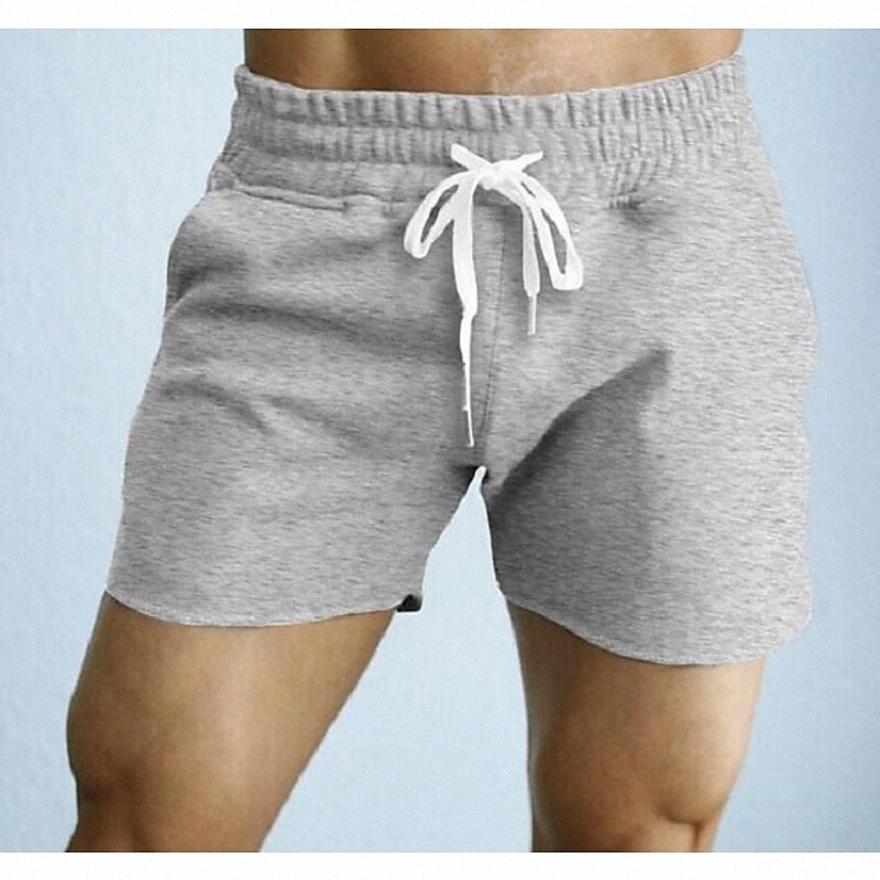 Men's Sporty Sweatpants Shorts Drawstring Short Pants Daily Weekend Solid Colored Outdoor Sports Mid Waist Slim Blue Army Green Black Gray Ligh