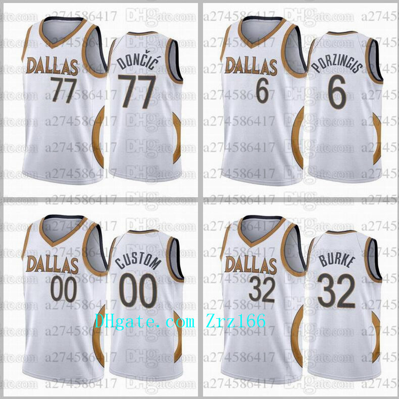 

Men basketball jerseys Dallas Mavericks 77 Luka Doncic 6 Porzingis 41 Nowitzki 5 Kidd 13 Nash City 20 21 Jersey, Black;red