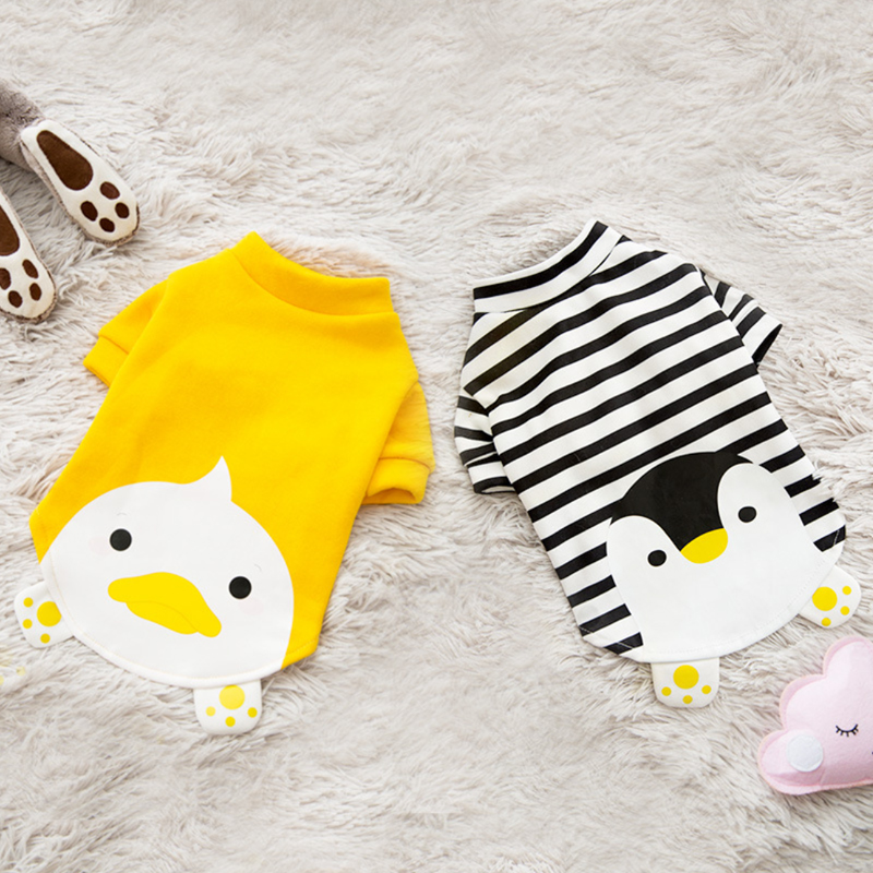 

Sweet Pet Cat carton Vest Shirt summer Cat Clothes Costume for Cats Kitten Shirts Kedi Clothing Pets Cat Outfit t-shirt