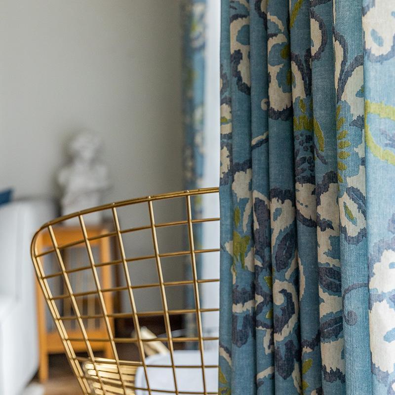 

Modern Simple New Type Polyester/Cotton Printing Curtains for Living Dining Room Bedroom.1, Tulle