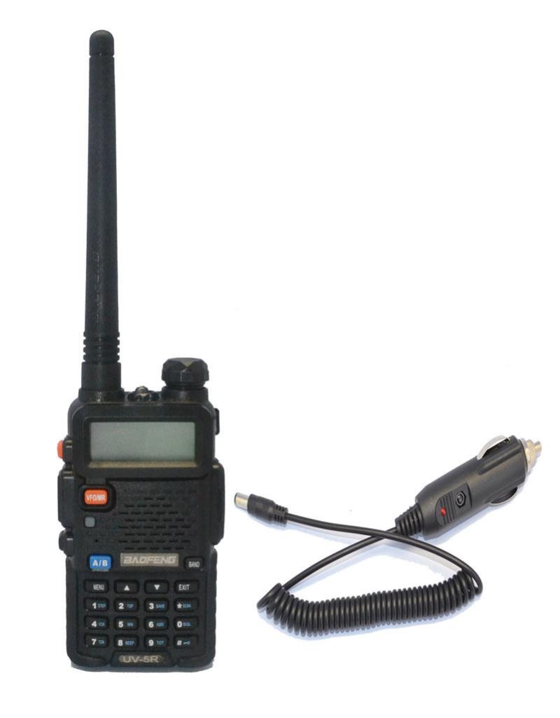 

Baofeng UV-5R UU 136-174/400- 520MHz Dual-Band Walkie Talkies+Car charger cable