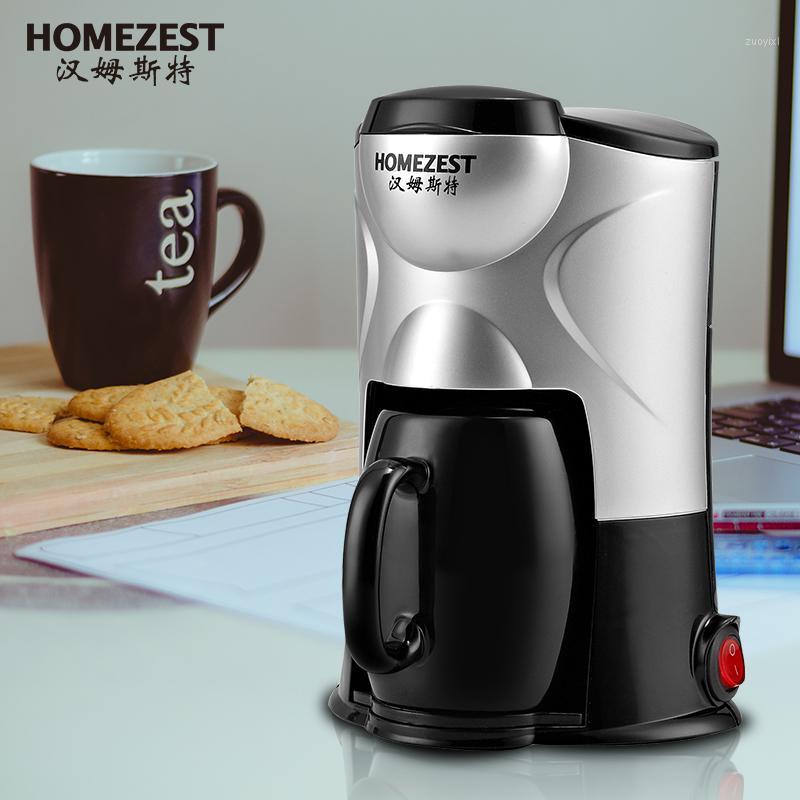

Coffee machine single single cup household mini American drip coffee maker maker1