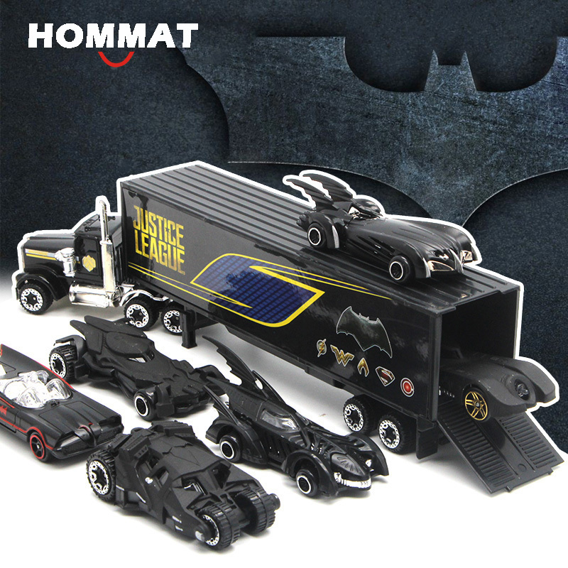 

HOMMAT Weels 1:64 Scale wheel Track Batman Batmobile Model Car Alloy Diecasts Toy Vehicles Toys For Children LJ200930