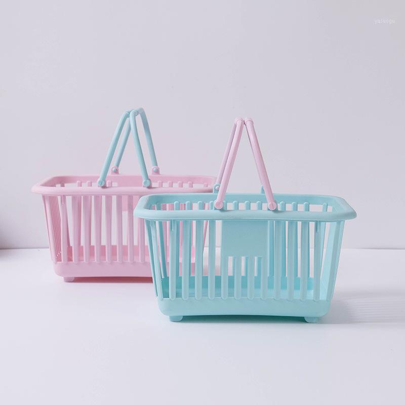 

Bath basket and multi-functional plastic basket portable toys receive fruit bathroom storage1