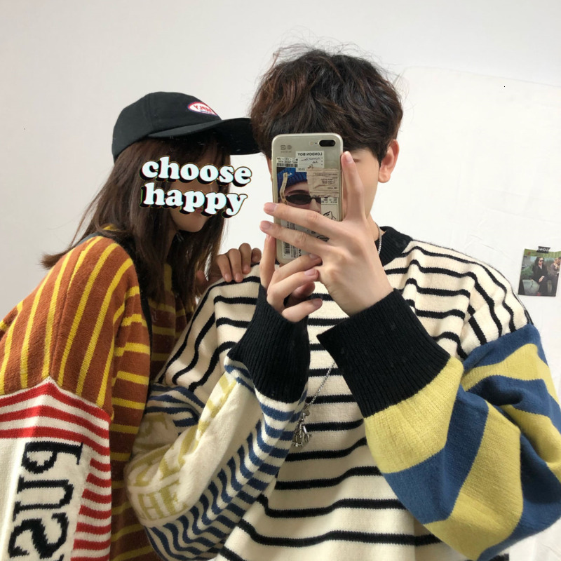 

Men's Blouse 2021 Autumn New Winter List Thin Knitted Shirt Leisure Youth Clothing FV8N, White