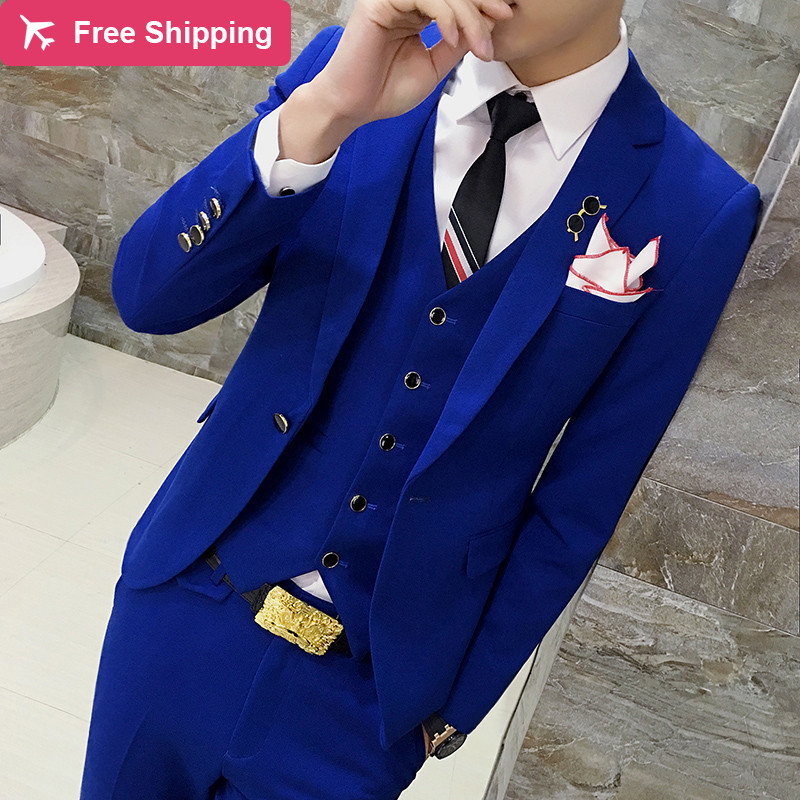 

2020 Blue 6 Royal Colors Black Gray Only Brest Wedding Suit 4xl Deals Tender Form Men's Groom's Attire Thin Match Sjbx, Gules