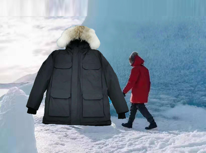 

high quality winter new men's outdoor warm white duck down mens wind proof waterproof hooded wolf fur parka coat, This option is for ask size inquiry only