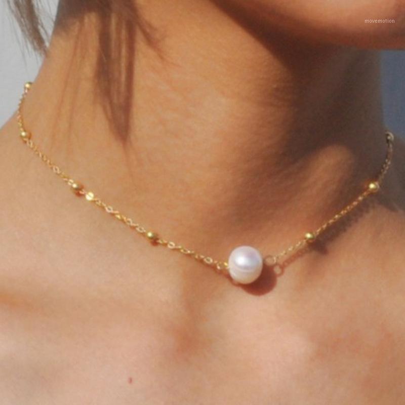 

Pearl Necklace Women Bohemian Style Pearl Pendant Chain Necklaces Harajuku Women Jewelry Accessories Collares Kpop1