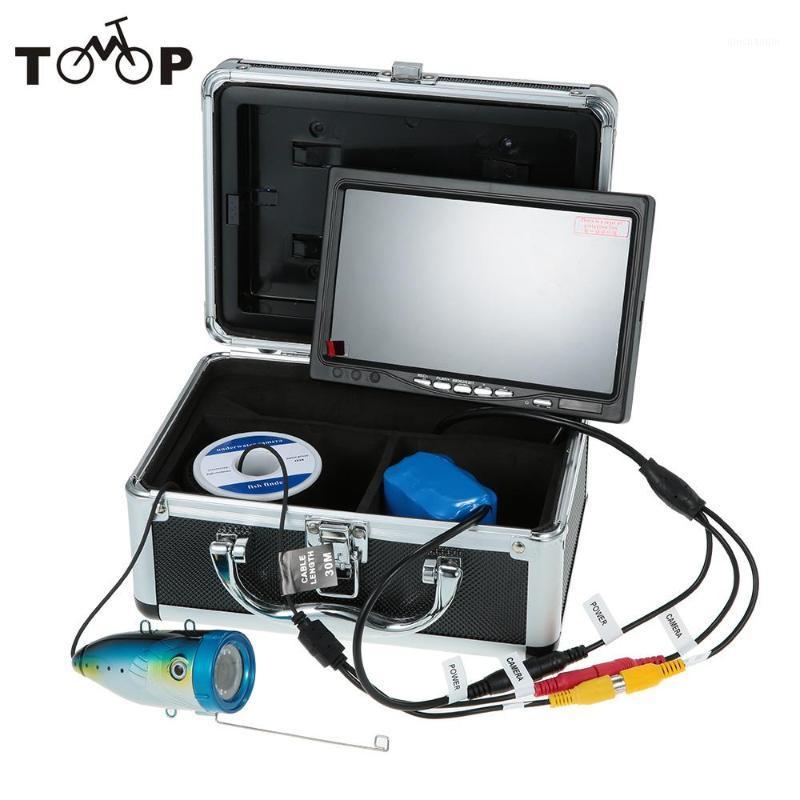 

Hot New 15/30M 1000TVL Fish Finder 15M/30M Cable EU/US Plug Underwater Fishing 7" Video Camera Monitor Infrared IR LED1