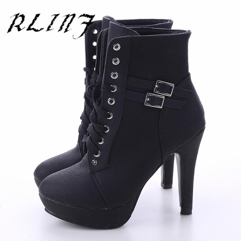 

RLINF High-heeled Women's Fashion Boots Women's Short Boots, Beige