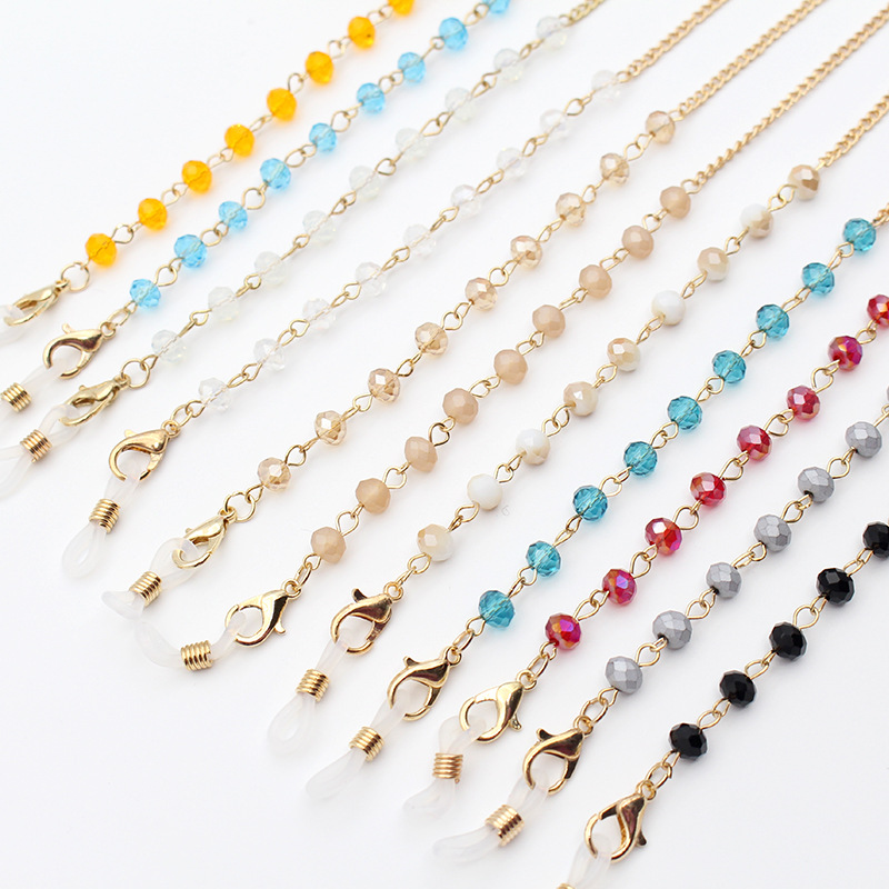

Eyeglass Chains With Pendant for Women Glasses Reading Cords Holder Strap Lanyards Eyewear Retainer 211127