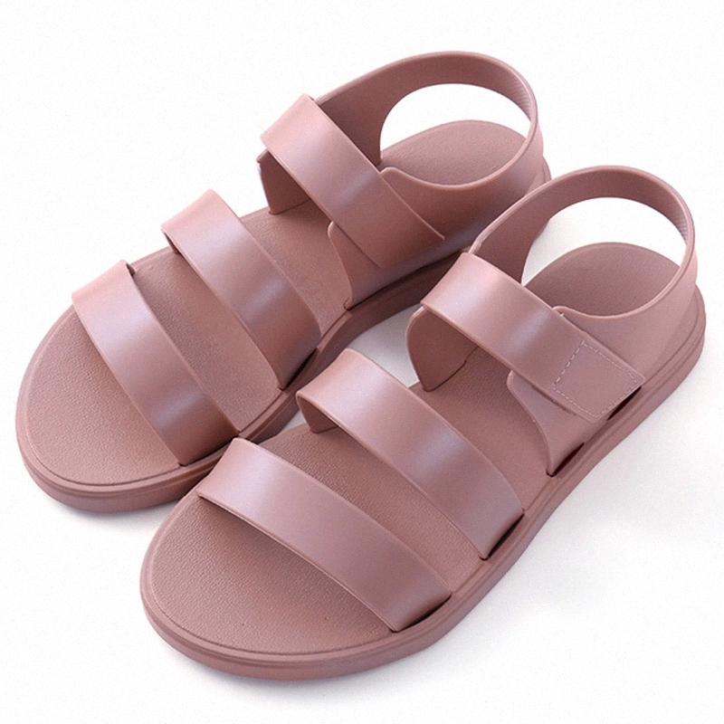 

Women Sandals Roman Style Jelly Shoes Woman Flat Sandals Fashion Open Toe Beach Shoes Summer Sandalias Mujer Casual Shoes Female #Vd4O, Black