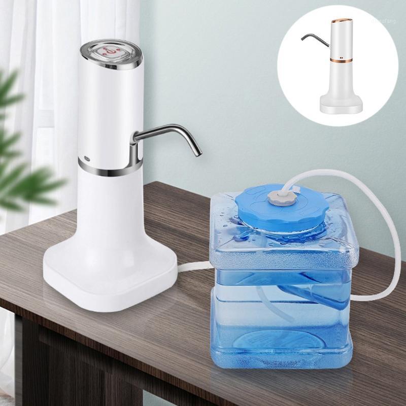 

Water Bottle Pump Electric Water Dispenser Wireless Portable Electric Automatic Pump Bucket Bottle Dispenser USB Cold 2.5W1
