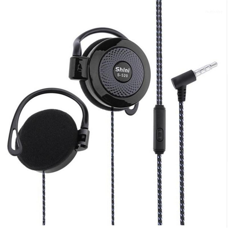 

3.5mm Stereo Ear-Hook Game Sports Leisure Mobile Phone Universal Headset Ear Hook Wired Sports Earphones For Smart Phone1