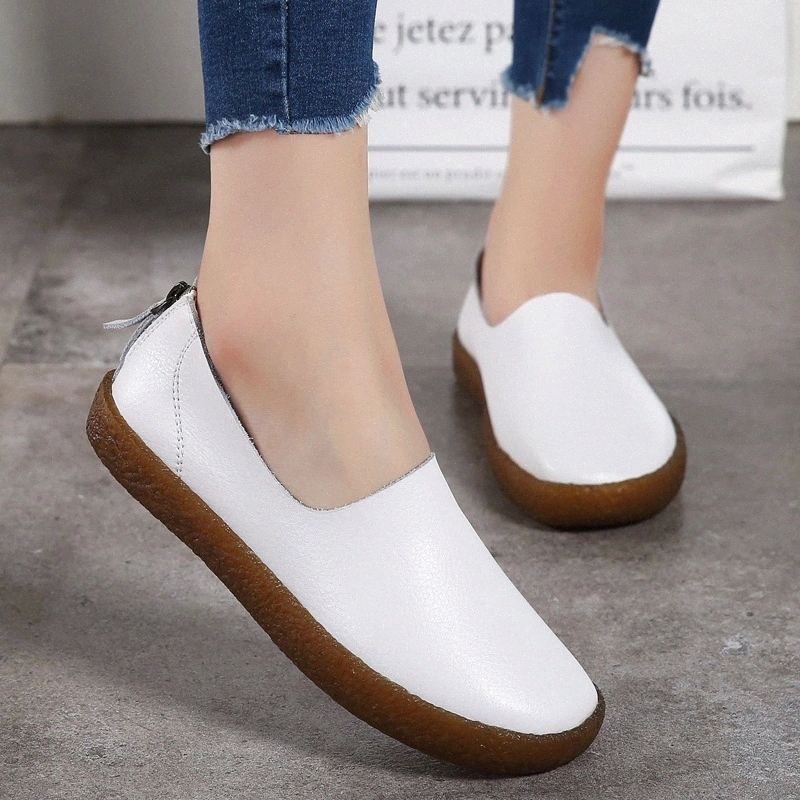

Women 2020 New Women Shallow mouth Breathable Slip On Flat Shoes Soft Bottom Women Flats Shoes #yJ6j