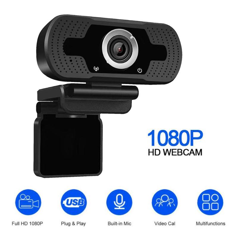 

Portable USB Web Camera Automatic Focusing 1920*1080P HD Webcam with Microphone for Live Video Online Conference