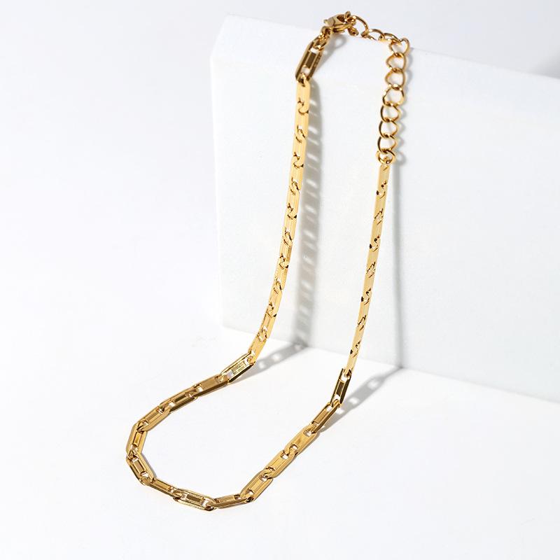 

Women gold plated chain necklace designer fashion high quality women jewelry