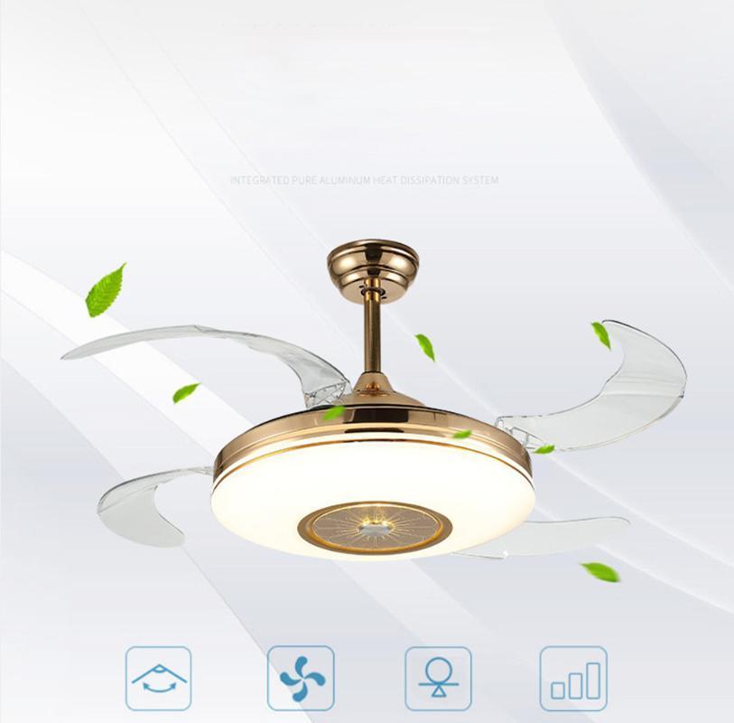 

50cm led ceiling fan lamp with light remote control 42 inch fans lamps lights lighting invisible1