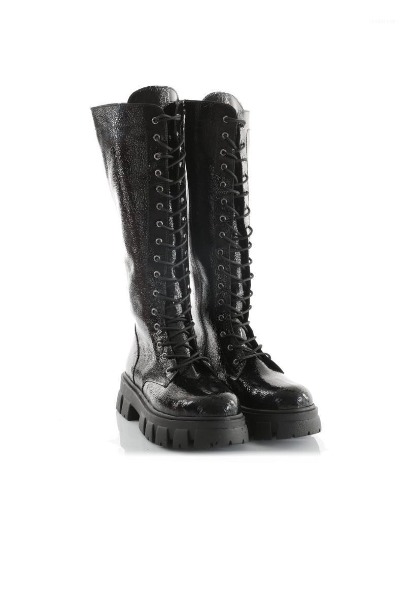 

OBLAVION Garo Black Long Postal Complete Your Style With Women's Boot Models That Will Reflect Your Style In Cold Winter days1