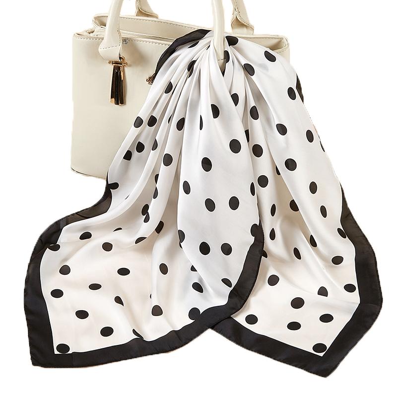 

Scarves Small Square Scarves, Silk Women's Versatile Spring And Autumn Professional Wear Accessories Neckbands