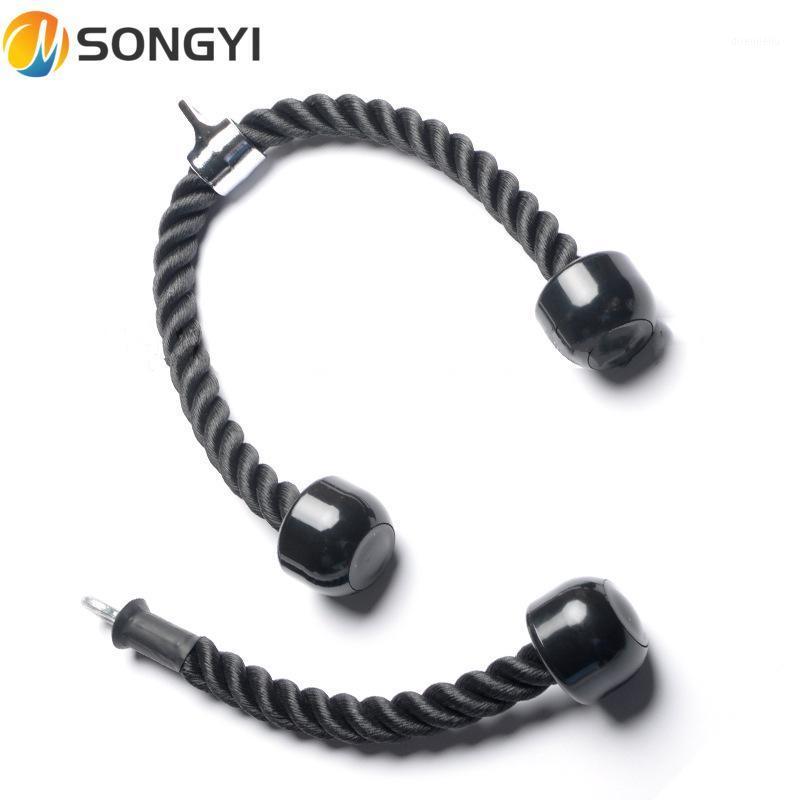 

SONGYI 2021 Tricep Rope Push Pull Down Cord for Bodybuilding Exercise Gym Home Gym Use Fitness Exercise Body Equipment Y421