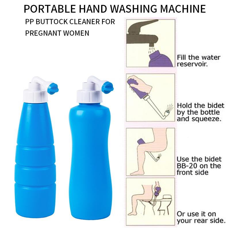

Travel Portable Bidet Bottle 400ml Personal Hygiene Bidets Cleaning portable hand washing machine body washing machine -1
