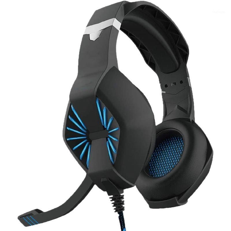

Gaming Headset 7.1 Bass Gaming Headset with Microphone LED Light for PC1, Black