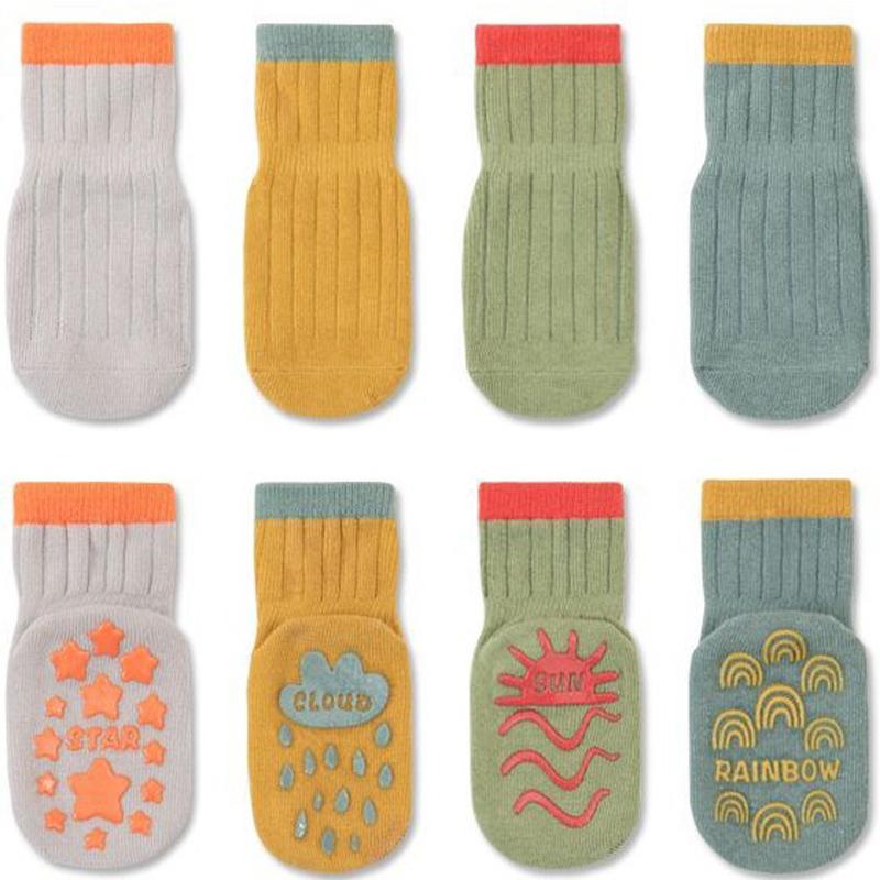 

MILANCEL 2021 Spring New Baby Socks Newborn Baby Stocking Infant Boys Stocking, Yellow