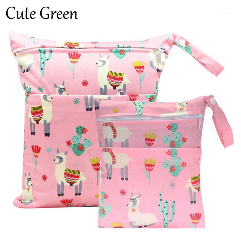 

Reusable Maternity Diaper Bag Double Pockets For Diapers Nappies Waterproof PUL Stroller Diaper Wet Bag Wetbag 20*25 30*36cm1, 20cm by 25cm dw01