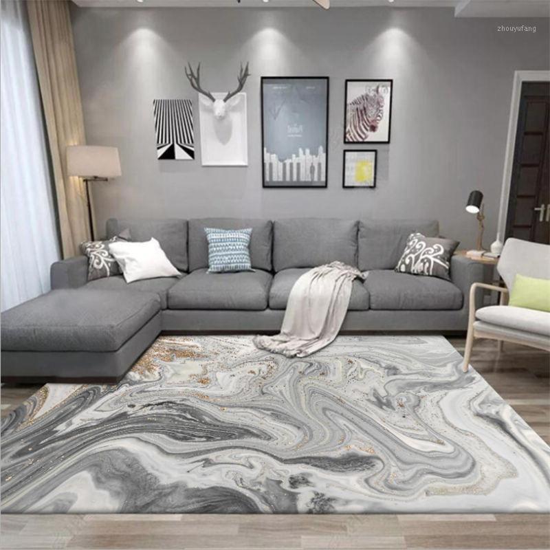 

Carpets For Living Room Nordic Abstract Sea Water Grey Pattern Carpet Christmas Rug Table Accessories Floor Mat
