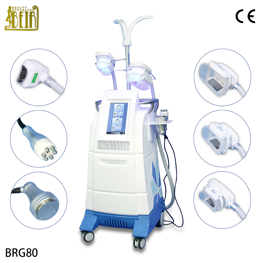 

Multifunctional Cryolipolysis Cavitation Rf Chin Cryo Fat Freezing Body shaping System weight loss freeze slimming machine