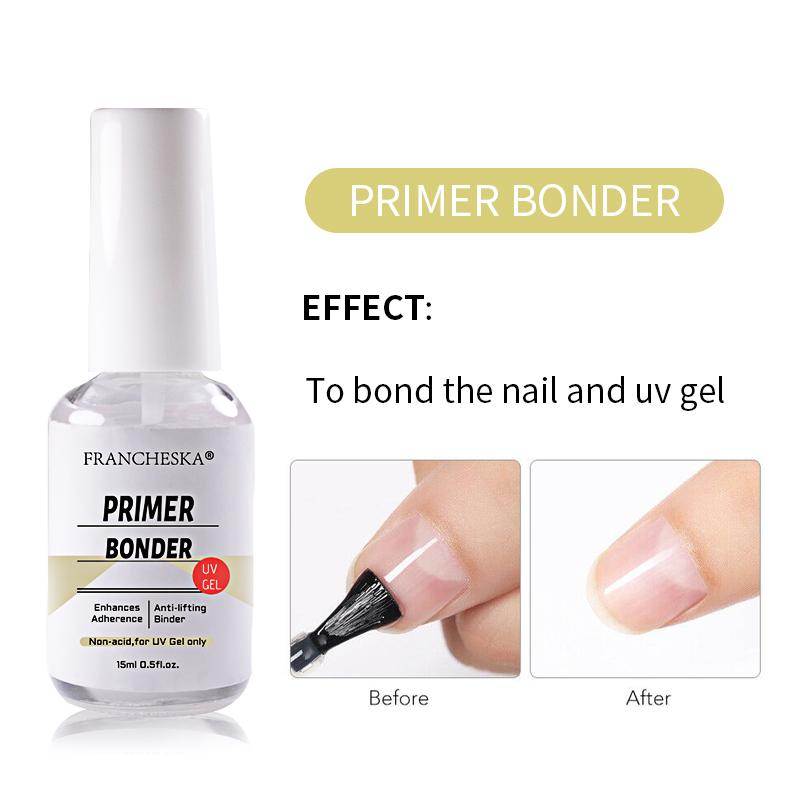 

3Bottle 15ml Nail Art Adhesive Desiccant Bond The Nail And UV Gel Art Anti-warping Agent Adhesive Lasting Quickly Dry TSLM2, 1 set