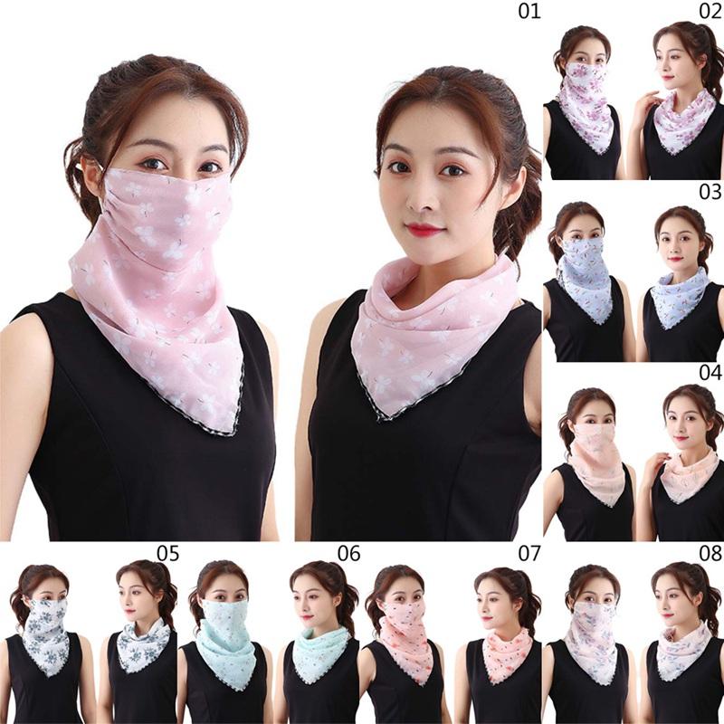 

1Pc Flower Print Women Sport Scarf Cycling Bandana Hiking Camping Hunting Running Bicycle Neck Cover Sunscreen Scarf, H06