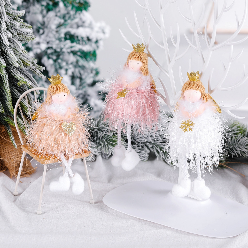 

Christmas Angel Plush Doll Pendant Tree Hanging Decoration Party Ornaments Sep 16th