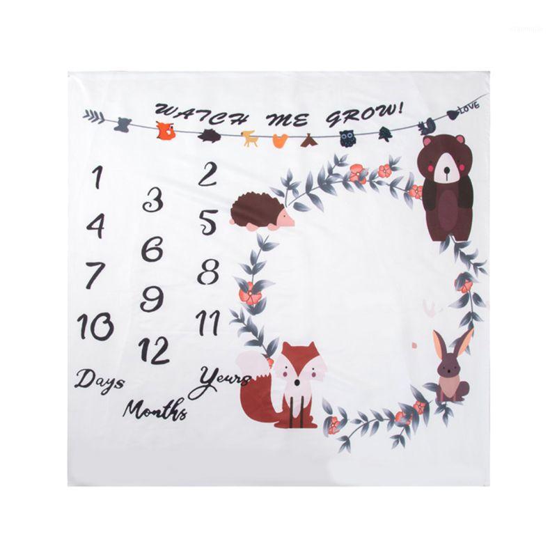 

Baby MileBaby milestone blanket newborn photo animal bear background cloth baby photography props1, Pictures shown