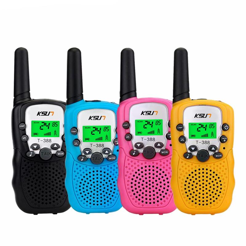 

2 Pcs/Set T-388 Children Walkie Talkie Toy Two Way Radio UHF Walkie-talkie For Kids Gift