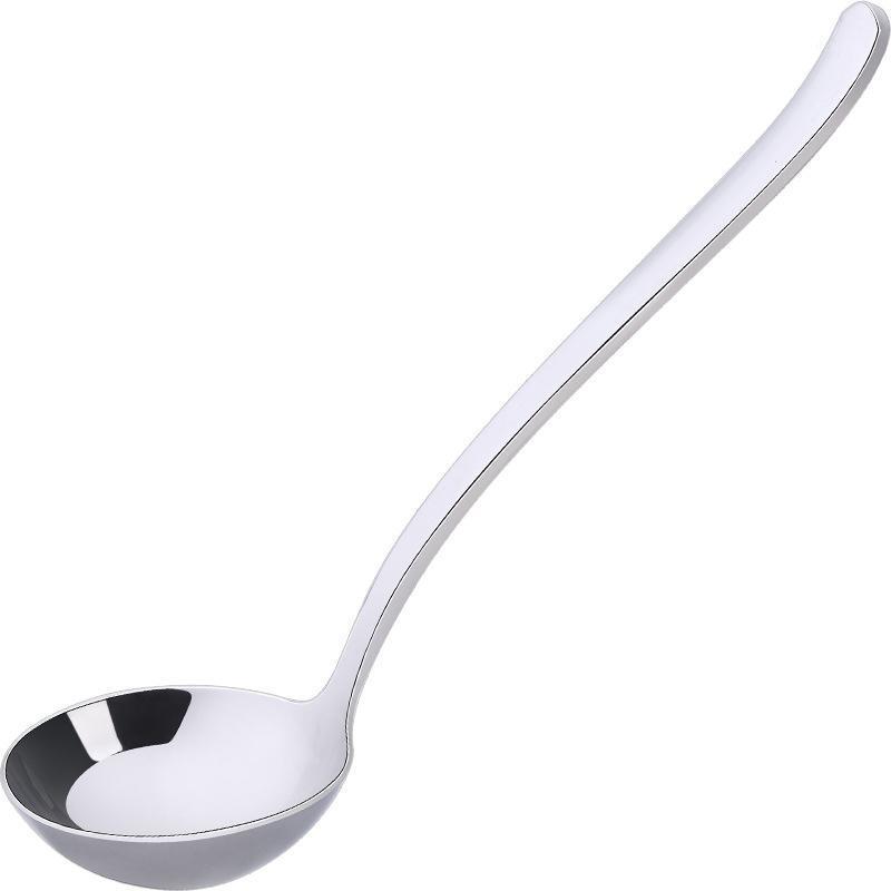 

Thickened Large 304 Stainless Steel Soup Spoon Household Noodle Restaurant Special Spoons Long Handle Noodle Spoon Tableware1