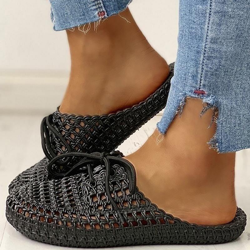 

Slippers Women's Flat Fashion Hole Shoes Hollow Round Head Summer Outdoor Ladies Sandals And Dropshipp1