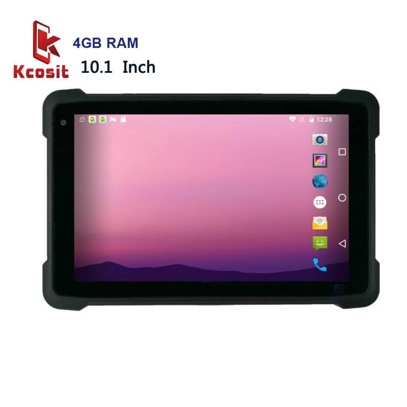 

Best 2020 Industrial Android Waterproof Tablet PC Extreme Phablet Dustproof 10.1" Qualcomm 4GB RAM 64GB ROM 4G LTE Glonass GPS, Black