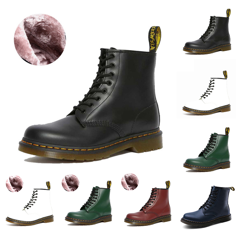 doc martin boots red