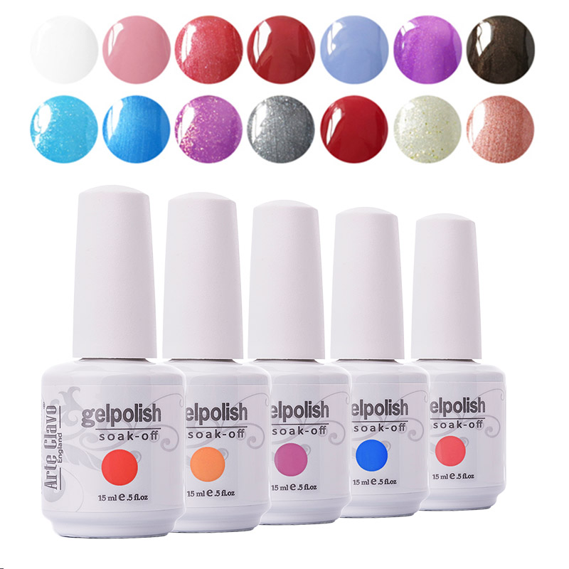 

High Quality Cosmetic Arte Clavo Any 5 Colors Cosmetic Nail Polish Nail Gel UV Lamp Set Of Gel Polish, B2bacb 3colorsandbt