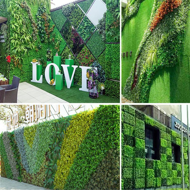 

Artificial Plant Wall Hedge Lawn Boxwood Hedge Artificial Lawn Garden Backyard Home Decor Simulation Grass Turf Rug Outdoor