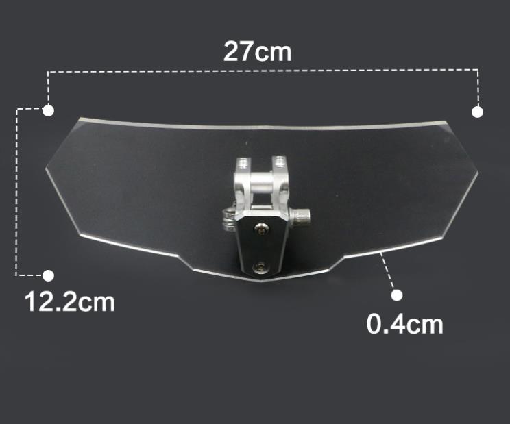 

Motorcycle modification and heightening universal small windshield windshield NMAX155 NVX155 with small windshield silver bracket + acrylic