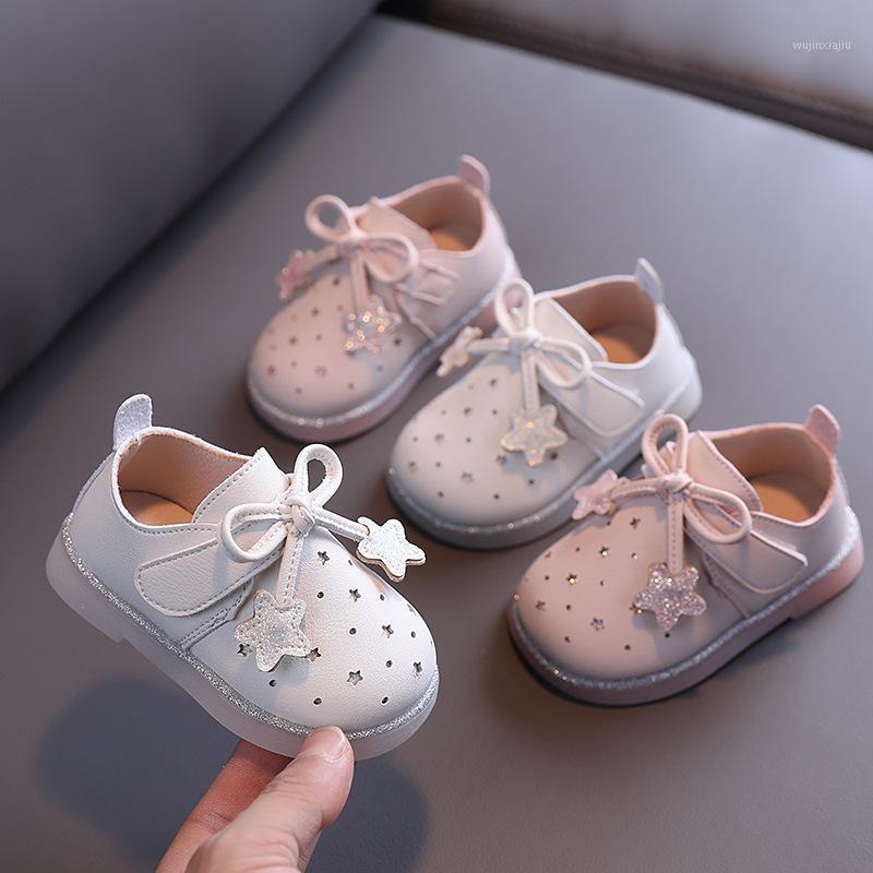 

Autumn Girls Casual Leather Shoes Hollow Princess Leather Shoes Baby 1-3 Years Old Children's1, Pink